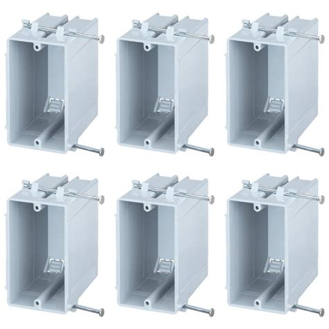 nails for electrical boxes|22.5 cubic inch electrical box.